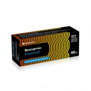 Купить  Валсартан таб ппо 40мг №30