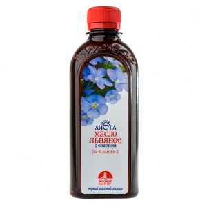 Купить  Масло Льняное 250мл с селеном