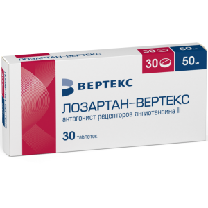 Купить  Лозартан таблетки ппо 50мг №90