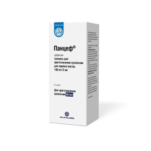 Купить  Панцеф гранулы д/сусп д/внутр 100мг/5мл 32г