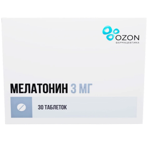 Мелатонин таб ппо 3мг №20