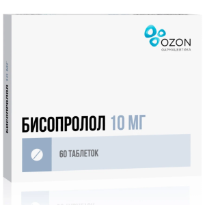 Купить  Бисопролол таб ппо 10мг №60