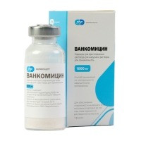 Купить  Ванкомицин пор д/конц д/р-ра д/инф и внутр пр фл 1г