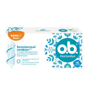 Купить  o.b. ProComfort Super 16 шт тампоны