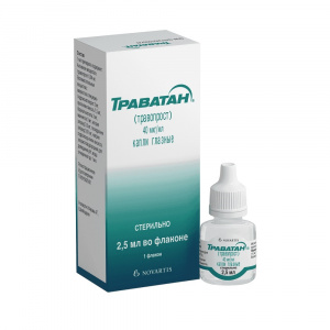 Траватан капли глазные  40мкг/мл 2,5мл