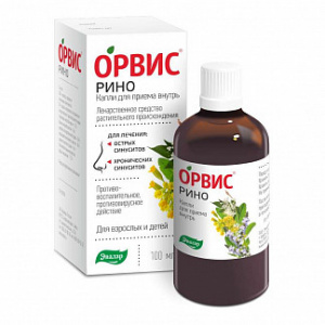 Орвис Рино капли д/внутр примен 100мл