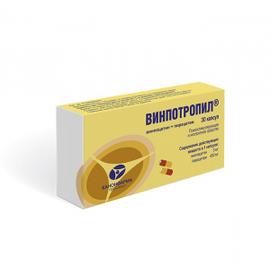 Купить  Винпотропил капсулы 5мг+400мг №30