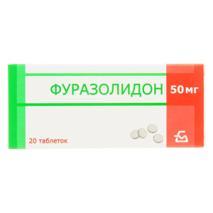 Купить  Фуразолидон таб 50мг №20