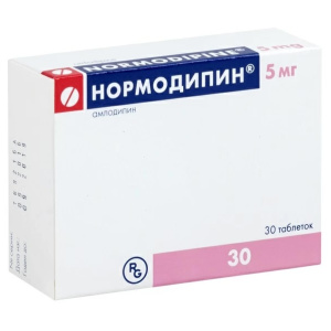Купить  Нормодипин таблетки 5мг №30