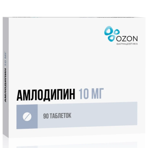 Купить  Амлодипин таб 10мг №90