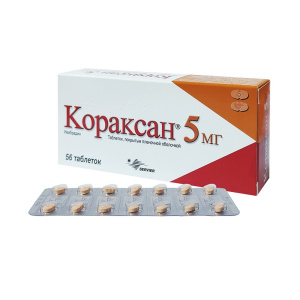 Купить  Кораксан таблетки ппо 5мг №56