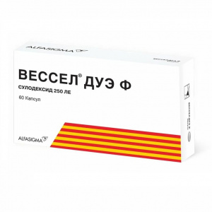 Купить  Вессел Дуэ Ф капс 250ЛЕ №60