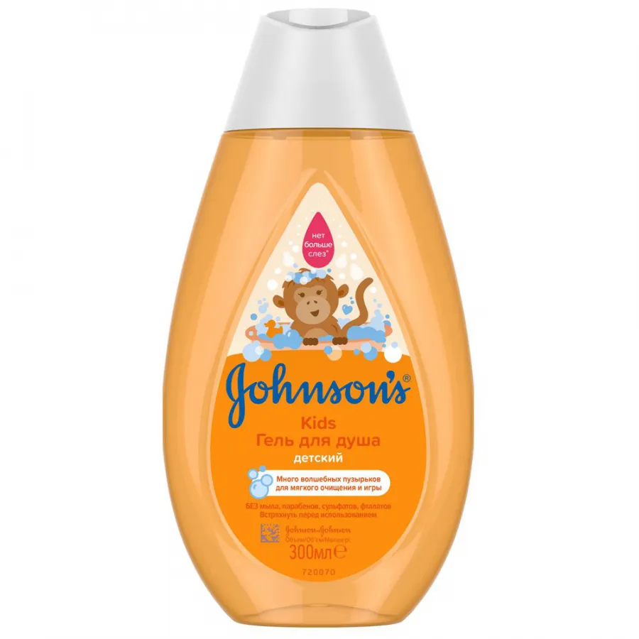 Купить  Джонсонс Кидс гель д/душа 300мл