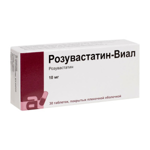 Купить  Розувастатин-Виал таблетки ппо 10мг №30