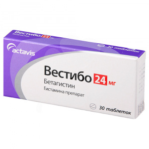 Купить  Вестибо таб 24мг №30
