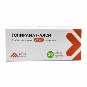 Топирамат таб ппо 25мг №30 купить по цене 248 ₽ в интернет аптеке в ...