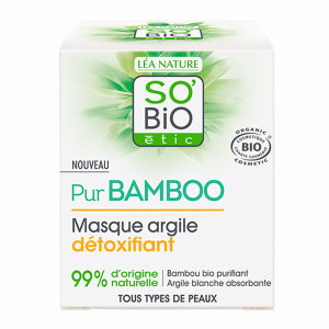 Купить  SO’BIO etic маска д/лица 50мл Детокс Бамбук