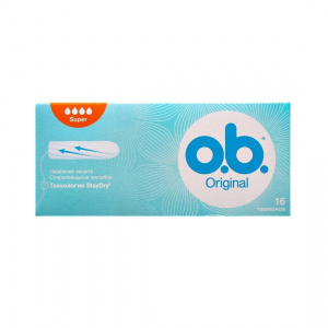 Купить  o.b. Original 16 шт тампоны супер