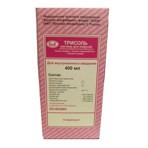Купить  Трисоль р-р д/инф 400мл №1