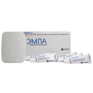 Купить  Эмла крем д/мест и наруж примен 5г №5