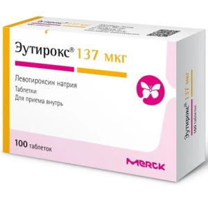 Эутирокс таб 137мкг №100