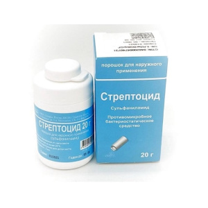 Стрептоцид пор банка 20г