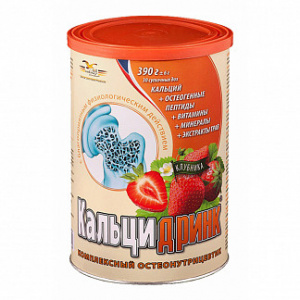 Купить  Кальцидринк  390г Клубника