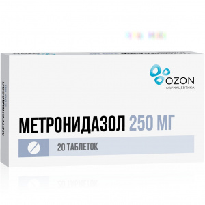 Купить  Метронидазол таб 250мг №20