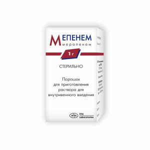 Купить  Мепенем пор д/р-ра д/в/в введ 1г №1