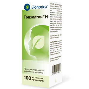 Купить  Тонзилгон Н капли 100мл