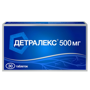 Детралекс таб ппо 500мг №30