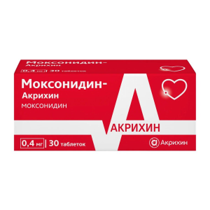 Купить  Моксонидин-Акрихин таб ппо 400мкг №30