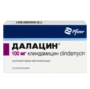 Купить  Далацин 100 мг 3 шт суппозитории вагинальные 