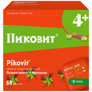 Купить  Пиковит таб по №60