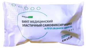 Купить  Бинт фиксир Эверсмед 6смX4м самофиксирующийся