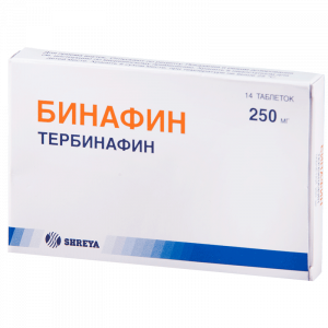 Купить  Бинафин таб 250мг №14