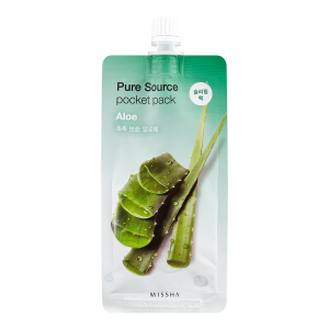 Купить  Missha 10 мл маска для лица кремовая ночная с экстракт алоэ