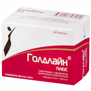 Купить  Голдлайн Плюс капсулы 15мг+153,5мг №60