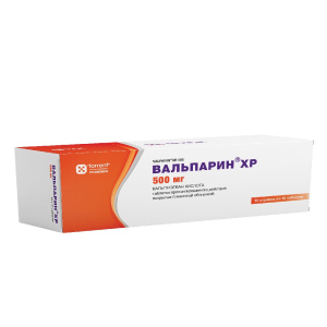 Купить  Вальпарин ХР таб ппо пролонг 500мг №100