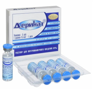 Купить  Деринат р-р д/ин 1,5% фл 5мл №5