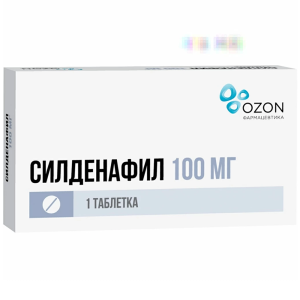 Купить  Силденафил таблетки ппо 100мг №1