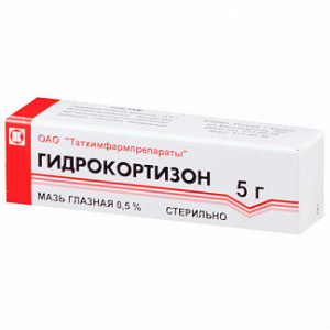 Купить  Гидрокортизон мазь глазн 0,5% 5г