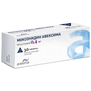 Купить  Моксонидин-Авексима таб ппо 400мкг №30