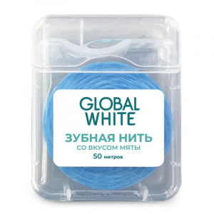 Купить  Global white з/нить 50м со вкусом мяты