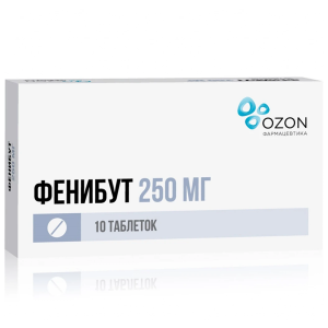 Фенибут таблетки 250мг №10