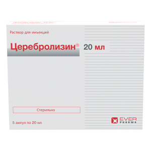 Купить  Церебролизин раствор д/ин амп 20мл №5
