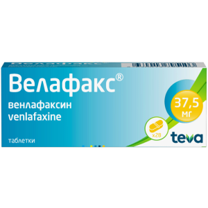 Купить  Велафакс таблетки 37,5мг №28