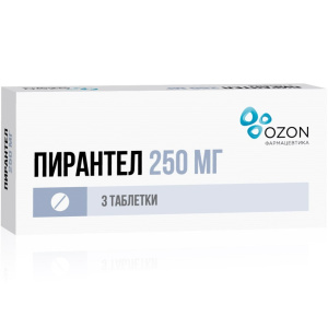Купить  Пирантел таблетки 250мг №3