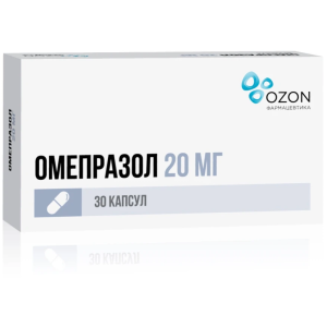 Купить  Омепразол капс кишечнораств 20мг №30