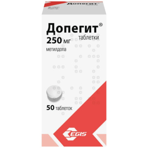 Купить  Допегит 250 мг 50 шт таблетки
